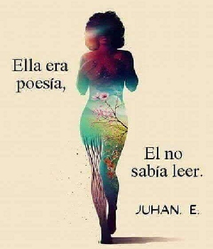 Imagen de Ella era poesa el no sabia leer